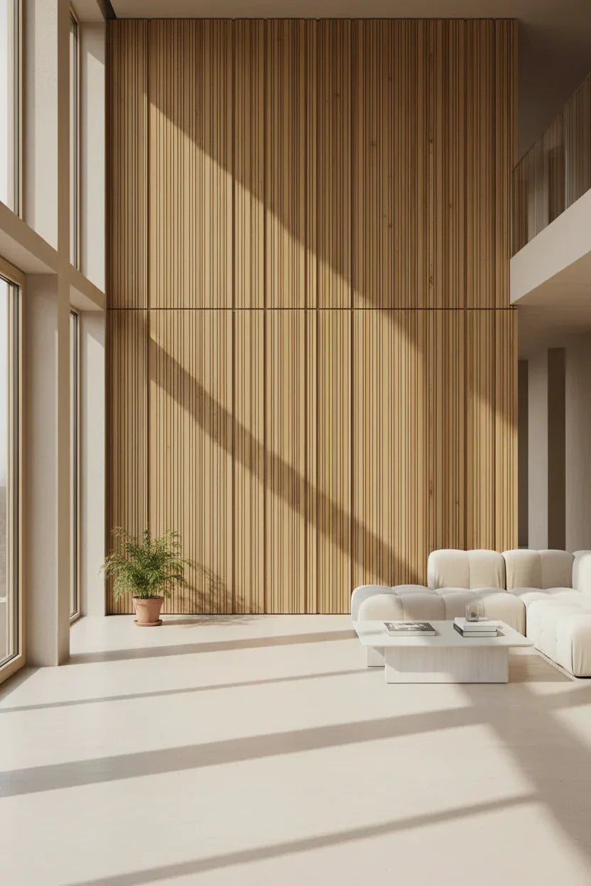 Bamboo mix panel on white background