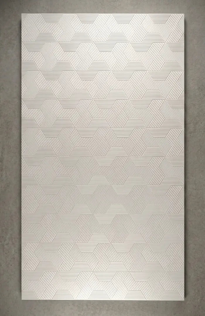 Architectural 3D MDF Wall Panel Basket Weave frontal view - Ply Online