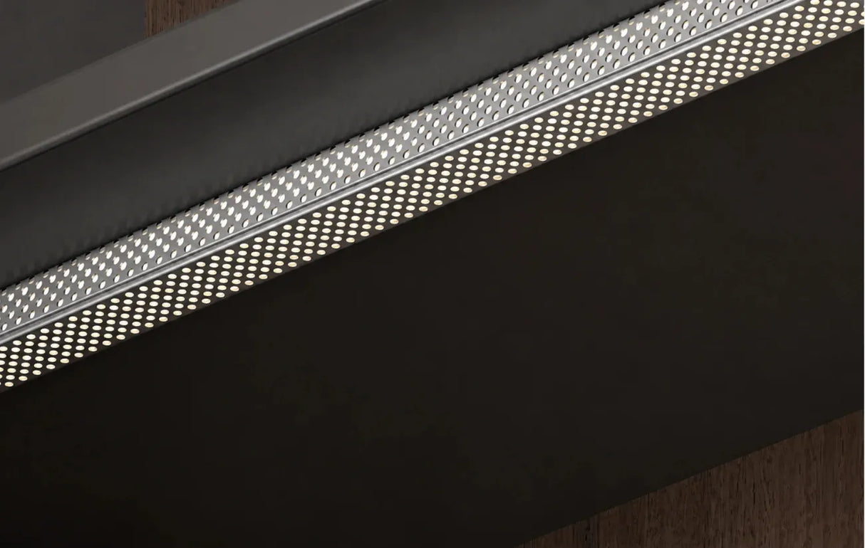 Micro-Perforated Satin Aluminium LED Channel 3D Windlight System - Ply Online