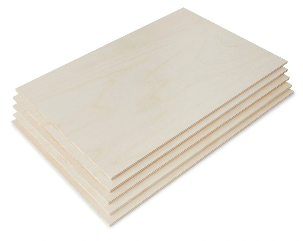 Riga Ply BB/BB 4mm INT samples on a white background