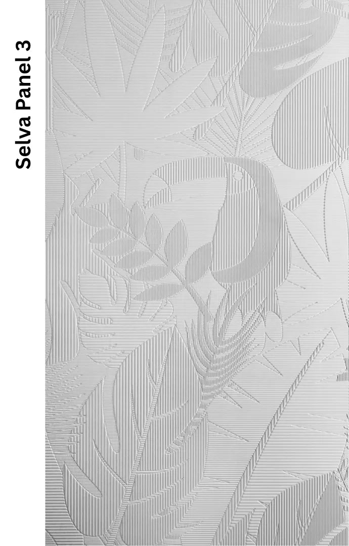 Architectural 3D MDF Wall Panels Selva Polyptych | Panel 3 | Ply Online