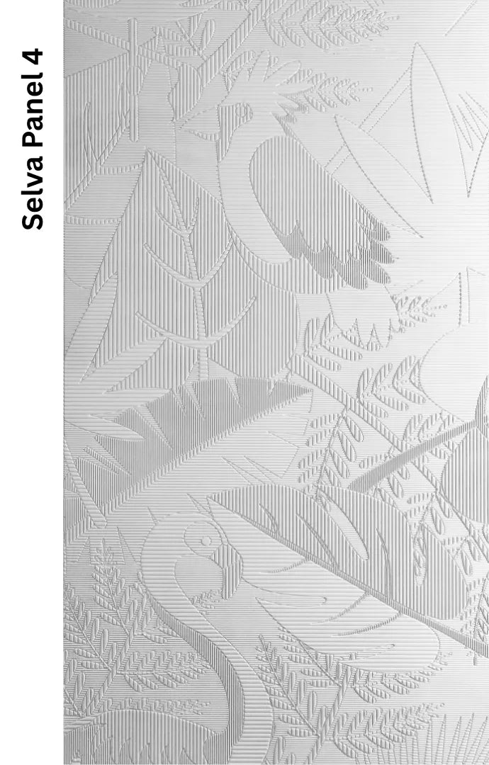 Architectural 3D MDF Wall Panels Selva Polyptych | Panel 4 | Ply Online
