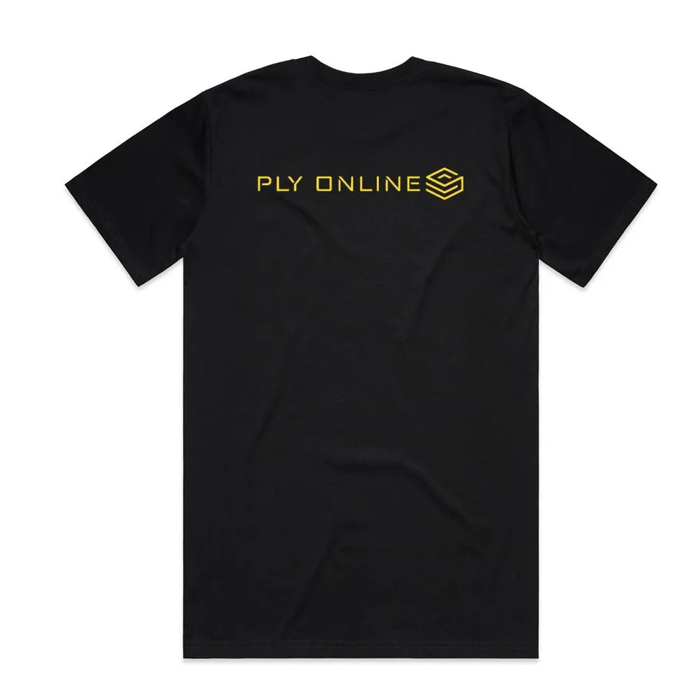 Ply Online's Men's Classic Organic T-Shirt 'Come, ply with me...' - Ply Online