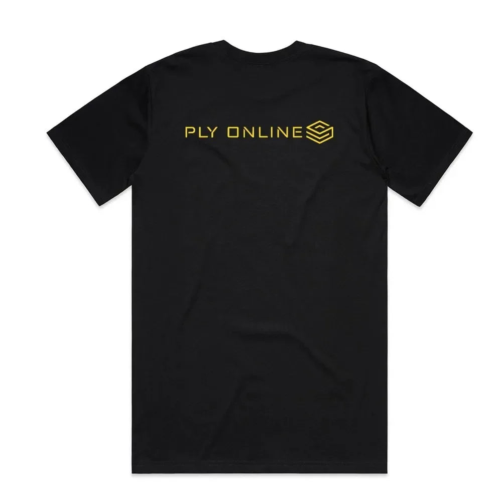 Ply Online's Men's Classic Organic T-Shirt 'Come, ply with me...' - Ply Online