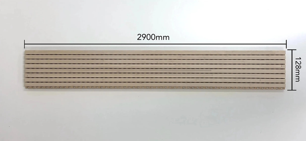 Bamboo Acoustic Interior Cladding Natural 128x18mm 2.9m