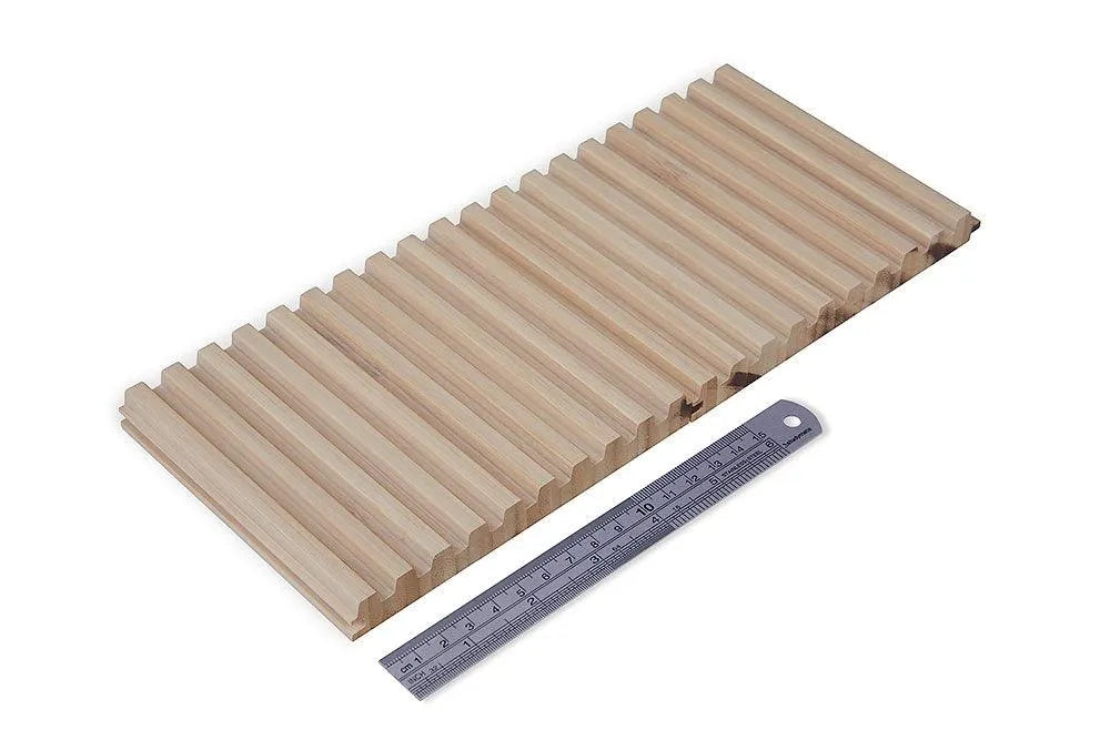 Bamboo Cladding Trenched Limewash T&G 2900x140x15mm - Ply Online