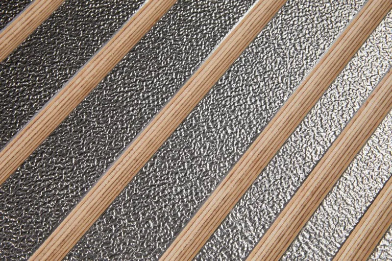 Grooved Aluminium Birch Plywood Interior Wall Cladding 2440x1220mm lot of 3 - Ply Online