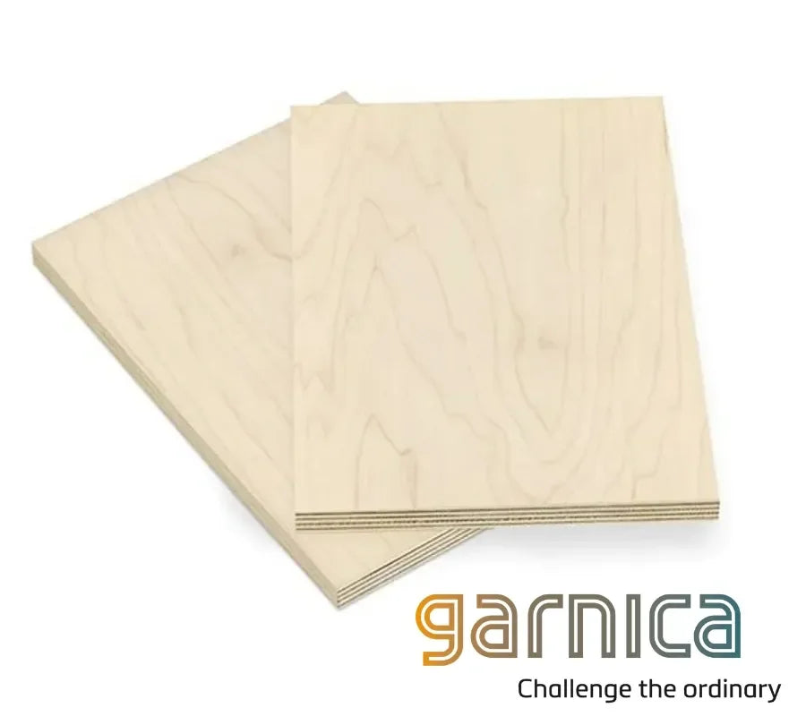 European Poplar Plywood B/BB 15x2440x1220 mm Samples b- Ply Online Garnica