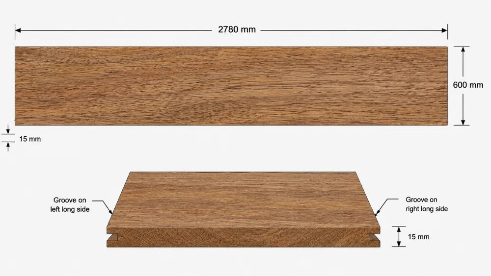 Spotted Gum Veneer T&G Wall Panel UV-Coated A/BB - Ply Online