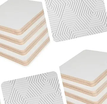 White Plywood and Panels sample collage - Ply Online