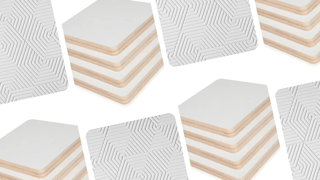 White Plywood and Panels Sample Collage - Ply Online