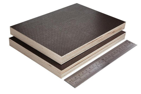 Wiremesh Birch Plywood Dark Brown EXT 2440x1220x18mm (pack of 27 sheets) - Ply Online