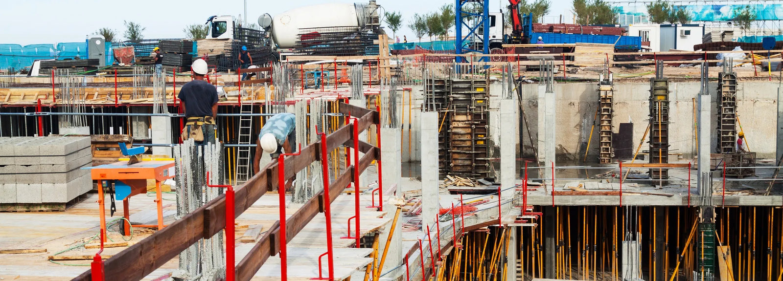Construction site where formply is used