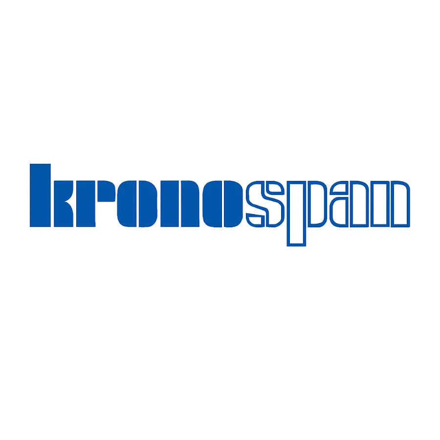 Blue and white KRONOSPAN logo