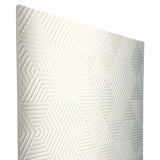 Architectural 3D MDF Wall Panel Futura White sample