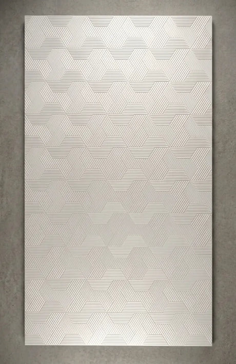 Architectural 3D MDF Wall Panel Basket Weave frontal view - Ply Online