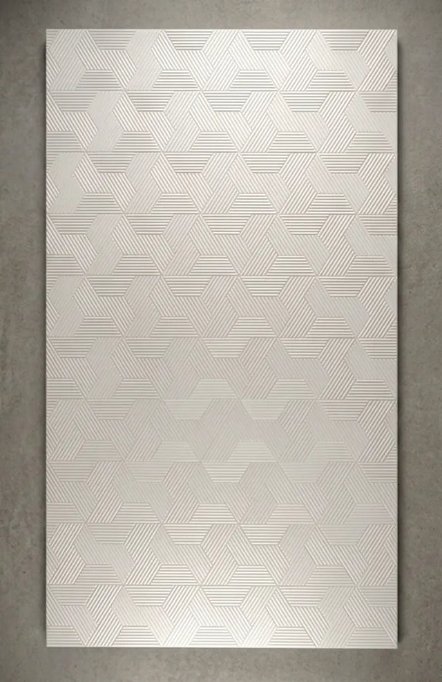 Architectural 3D MDF Wall Panel Basket Weave frontal view - Ply Online