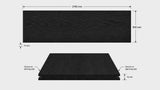 Black Oak Veneer T&G Wall Panel UV-Coated A/BB - Ply Online
