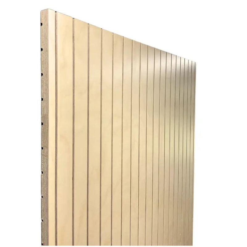 Grooved Birch Sound Dampening Panel on a white background