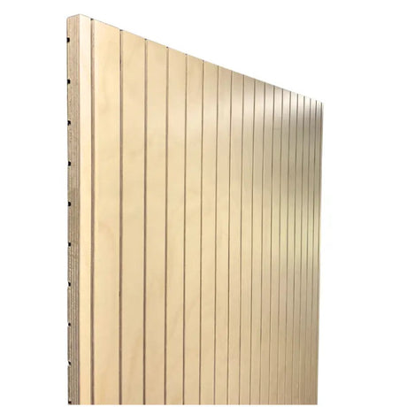 Grooved Birch Sound Dampening Panel on a white background