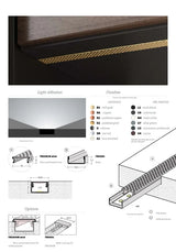 Micro-Perforated Aluminium LED Channel R1 Wind System - Ply Online
