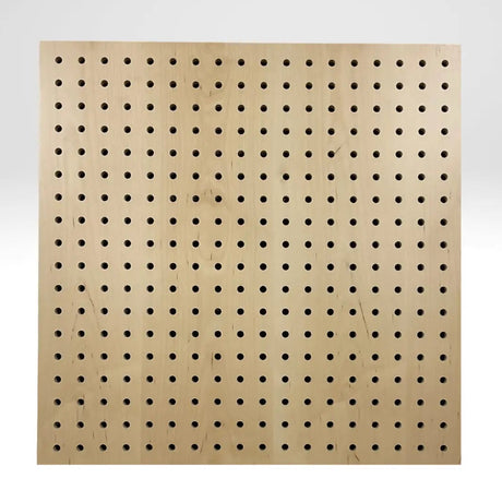 Perforated Birch Acoustic Panel on a white background
