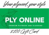 Plywood & Cladding Gift Card by Ply Online