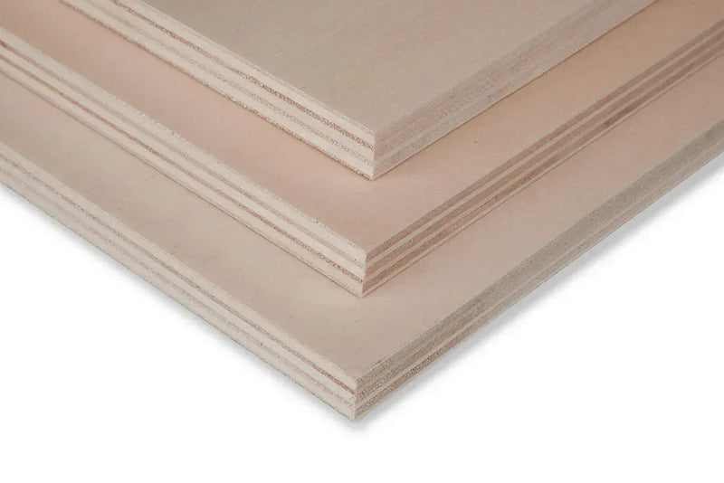 Poplar plywood sheets 15mm thickness, smooth surface, stacked for construction or furniture use