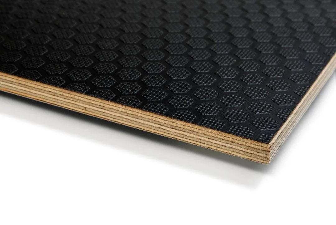 Riga Hexa Plus Black Oversize Birch Plywood sample

