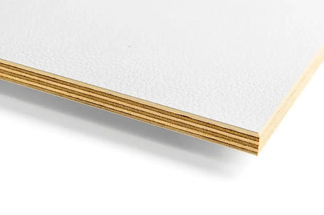 Riga_Leather_Birch Plywood_9mm sample on a white background