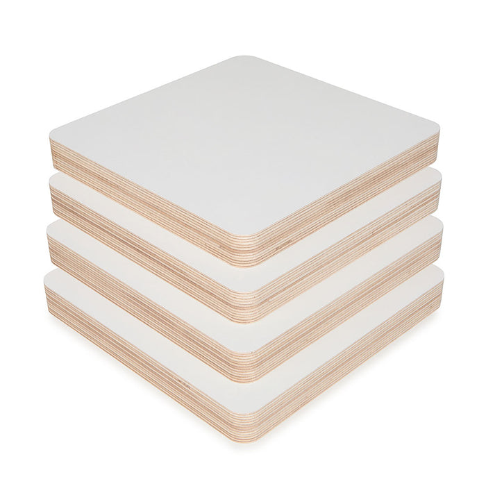 Riga Melamine White Plywood 18mm samples