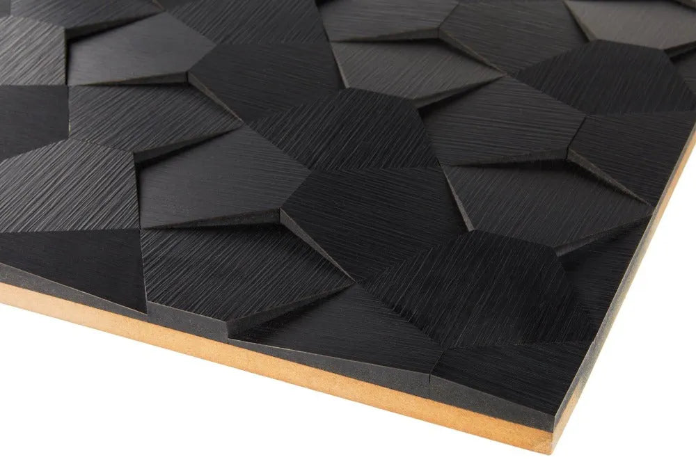 Architectural Panel Carapace Black (sample 600x600mm) - Ply Online