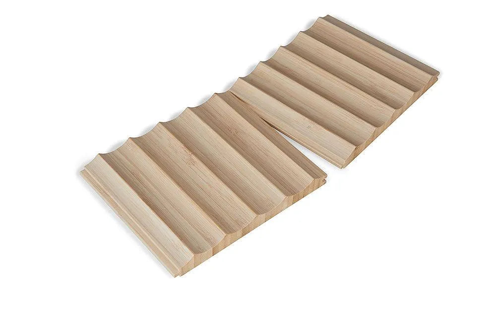 Bamboo Cladding Ripple Natural T&G 950x140x15mm - Ply Online