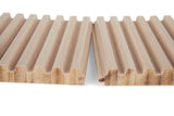 Bamboo Cladding Trenched Limewash T&G 2900x140x15mm - Ply Online