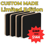 Banner with black stained plywood samples - EOFY Deals 2026