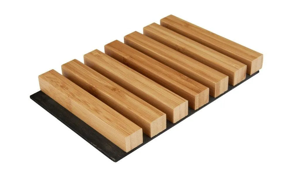 Flexible Acoustic Slat Wall Bamboo Panel 2900x400x25mm - Ply Online