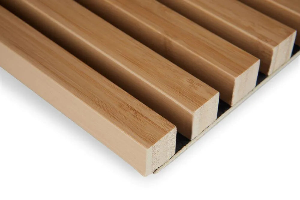 Flexible Acoustic Slat Wall Bamboo Panel 2900x400x25mm - Ply Online