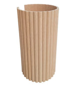 Half Dowel Pine Wood Flexible Wall Panels 7.7x2440x1220mm - Ply Online