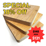  Birch Plywood Heavy-Duty C/C 2465x1250x21mm samples on white background - EOFY Special 2025