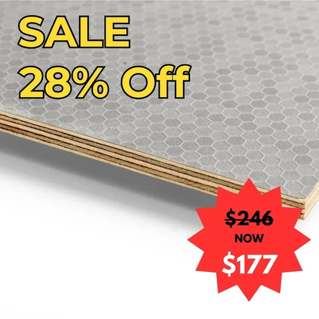 Riga Hive Grey Plywood EOFY Deal banner