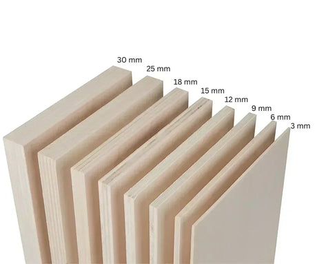 Poplar Plywood - All Thicknesses (30mm - 3mm)