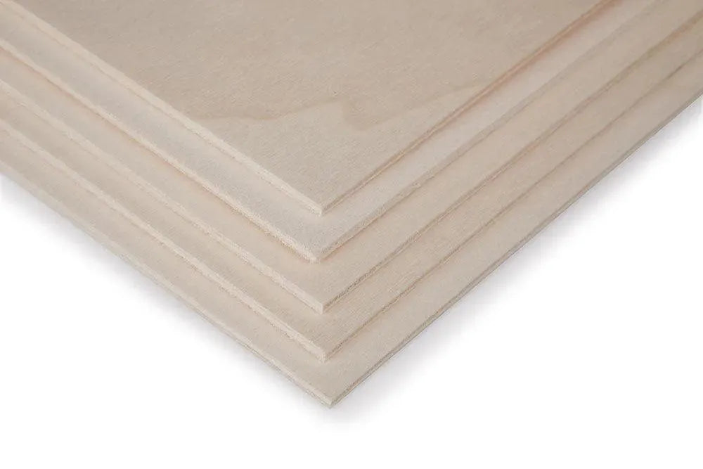 Premium Italian Poplar Plywood AB/B Laser Cut 3x2440x1220mm Pack of 30 - Ply Online