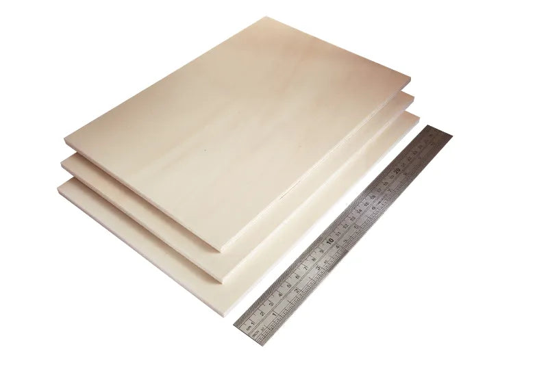 Premium Italian Poplar Plywood BB/BB Clear Coated 12x2440x1220mm (7 plies) pack of 33 sheets - Ply Online