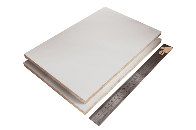 Riga Mel White Melamine Baltic Birch Plywood 2440x1220x12mm (Pack of 33) - Ply Online