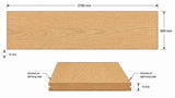 White Oak Veneer T&G Wall Panel UV-Coated A/BB - Ply Online